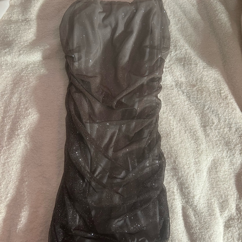 Windsor Glittering Black and Silver Dress